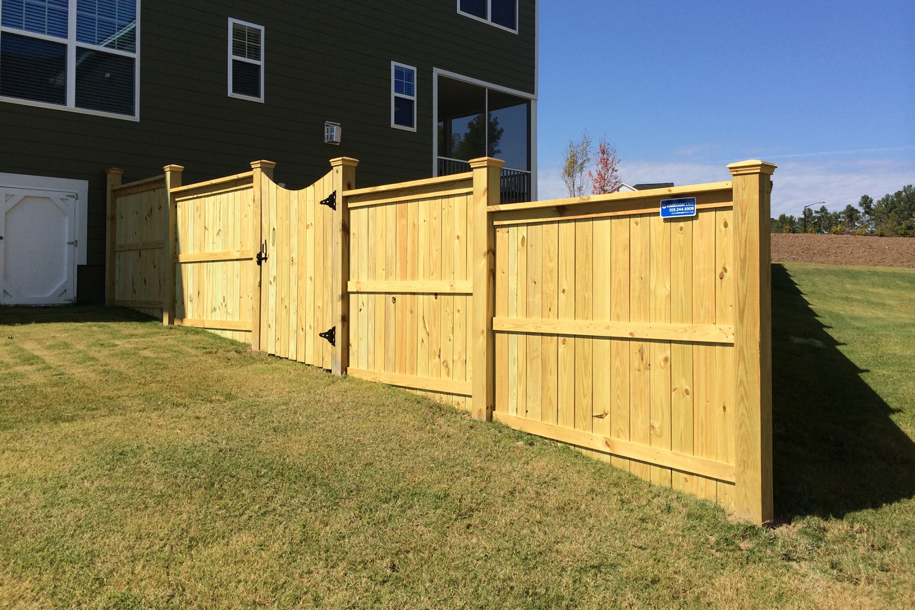 Spaced Dog Ear Wood Fence Panels - Cedar - Hoover Fence Co.