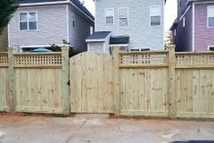 Square Lattice Stockade Fence